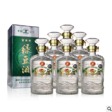 巨龙有机绿豆酒38度 500ml *6瓶整箱装浓香型粮食白酒批发图3