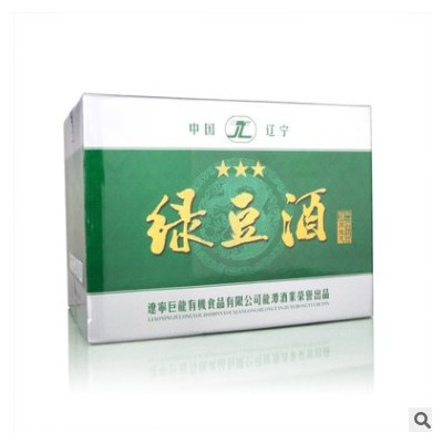 巨龙有机绿豆酒38度 500ml *6瓶整箱装浓香型粮食白酒批发