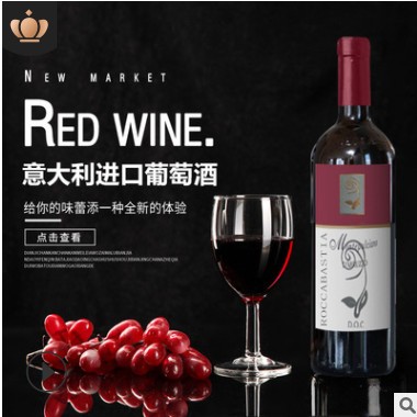 意大利原瓶进口红酒 罗卡巴斯蒂亚干红葡萄酒 招商代理红酒批发图3