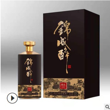 四川白酒锦成醉500ml酱香型白酒53度粮食白酒整箱厂家批发图3