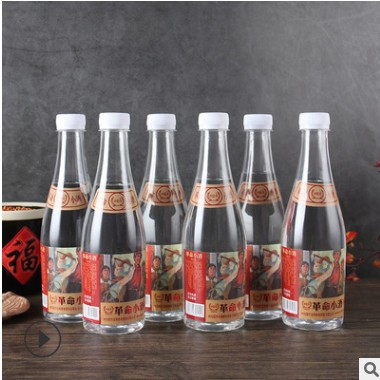 包邮革命小酒 42度500ml浓香型白酒酒厂批发一件代发团购粮食白酒图3