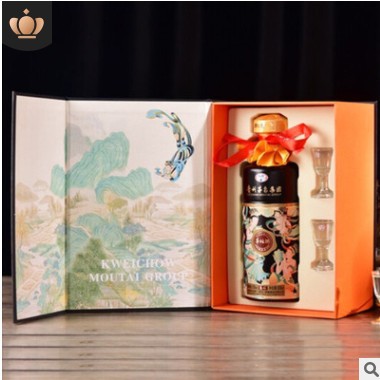 新品代理 茅坛匠心53度酱香型白酒飞天仙女图礼盒装酒水 一件代发图2