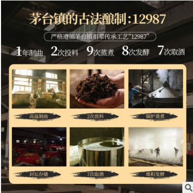 茅台镇酱香酒整箱 贵州大曲企业活动迎宾用53度礼盒装酒水批发图3
