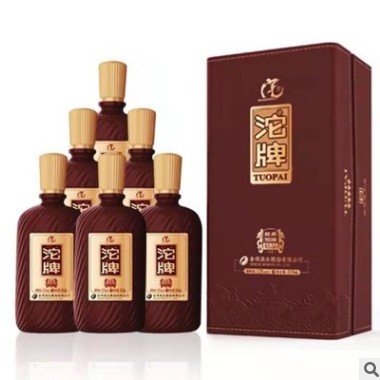 白酒批发 沱牌精品皮盒装52度浓香型白酒整箱批发 量大价优图3