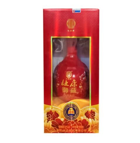 河南杜康御藏传统粮食酒42度500毫升红瓶浓香型白酒整箱批发图3