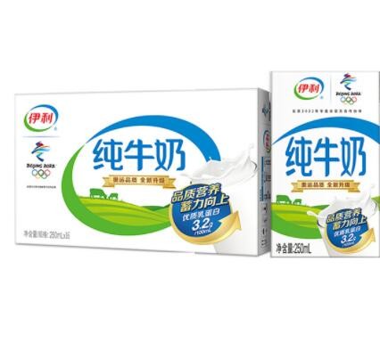 伊利纯牛奶250ml24盒16盒一件代发包邮成人儿童营养早餐奶批发图3