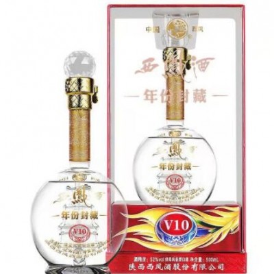 白酒 批发 中国西凤酒尊 52度 年份封藏500ml 凤香型白酒