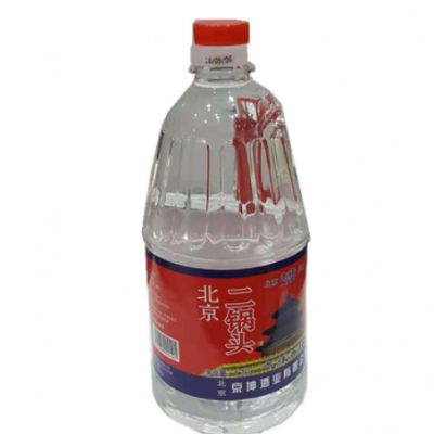 厂家塑料壶装酒北京二锅头1.75L*42度便宜厂家批发散装白酒