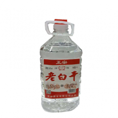 厂家批发壶装白酒4L*4老白干桶装装白酒厂家直销42度浓香型白酒