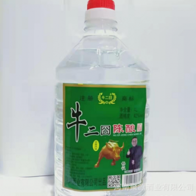 厂家批发牛二囧北京二锅头42度4L*4散装桶装白酒浓香型白酒