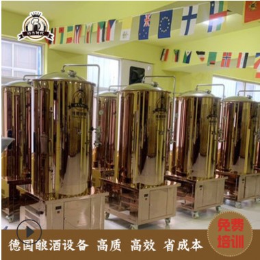 精酿啤酒设备 自酿啤酒设备 扎啤设备厂家 买设备送德国工艺配方图2