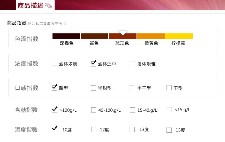 商品描述- B1.0-2.0坛 产品参数