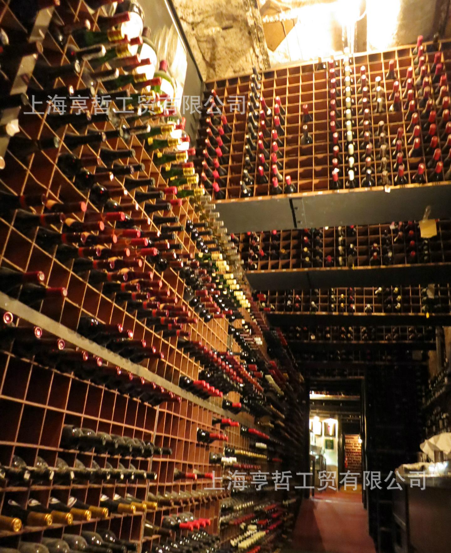 酒架 木质 实木红酒架 奢华酒窖工程施工28