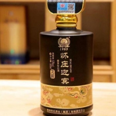 贵州怀庄迎宾 龙韵53度酱香型 商务送礼佳品 500ML*6瓶装白酒批发