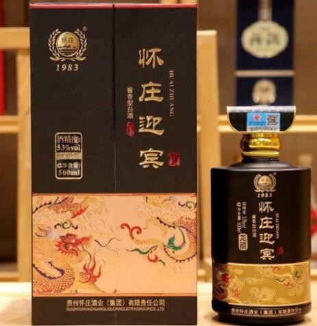 贵州怀庄迎宾 龙韵53度酱香型 商务送礼佳品 500ML*6瓶装白酒批发图3
