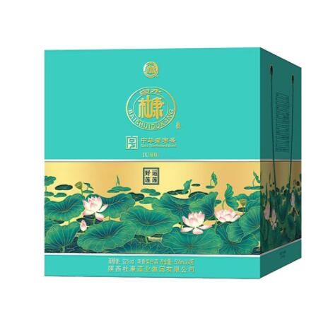 白水杜康52度好运莲莲u80浓香型白酒礼盒500ml*4瓶白酒送礼粮食酒