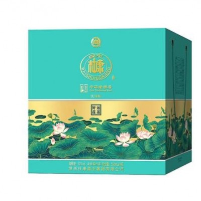 白水杜康52度好运莲莲u80浓香型白酒礼盒500ml*4瓶白酒送礼粮食酒