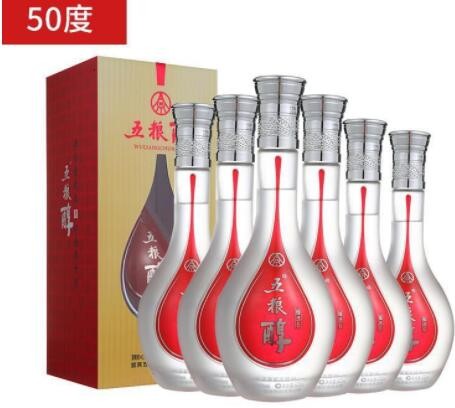 宜宾五粮液股份五粮醇臻选6浓香型50度40度500mL*6瓶白酒婚宴整箱图3