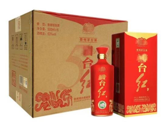 贵州国台红 国台酒红国台 53度酱香型白酒500ml*6瓶 原箱发货图2