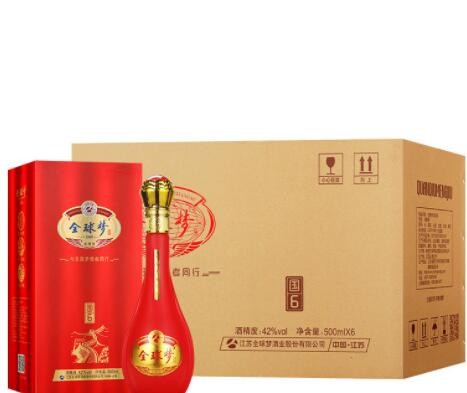 国产白酒42度全球梦国6酒500ml浓香型白酒整箱厂家直图3