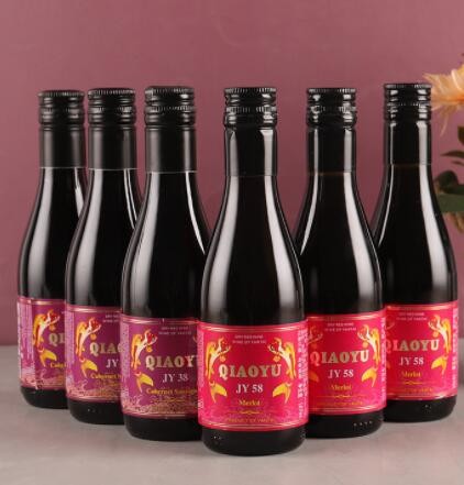 小瓶红酒葡萄酒批发 抖音快手直播一件代发 187m小酒干红伴手礼图1
