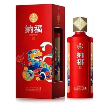 五粮股份 纳福双狮 52度浓香型白酒 快手抖音直播团购一件代发图3