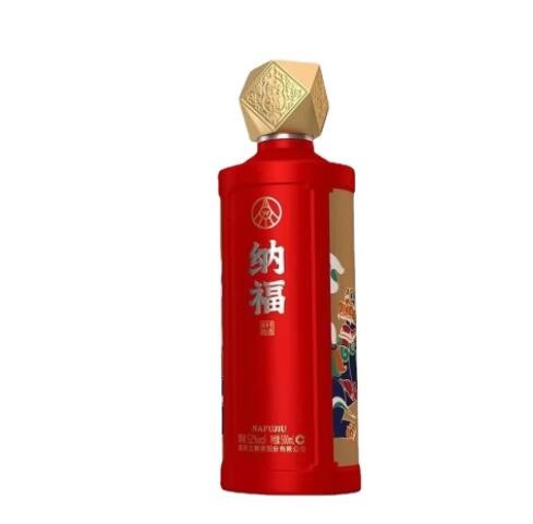 五粮股份 纳福双狮 52度浓香型白酒 快手抖音直播团购一件代发图2