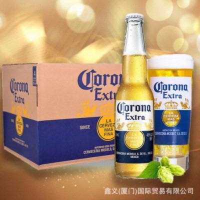 科罗纳Corona墨西哥进口啤酒小麦精酿啤酒牛皮箱355ml*24整箱批发