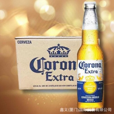 Corona科罗纳墨西哥原装进口小麦精酿啤酒330ml*24瓶整箱批发