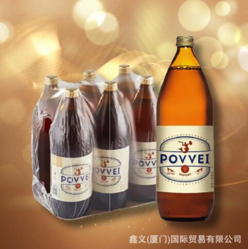 POVVEI波威西班牙原装进口白啤小麦精酿啤酒1L*6瓶装整箱批发