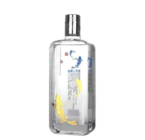 北京二锅头 永丰银鱼 水晶瓶 42度清香型白酒 500ml*12整箱批发图2