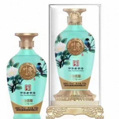 白水杜康U70年份窖酿浓香型白酒52度500ml*6盒 支持一件代发