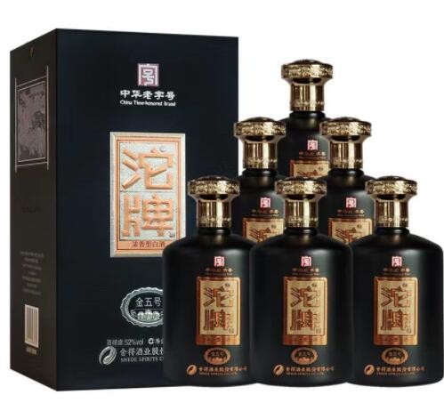 沱牌金五号52度浓香型白酒500ml*6盒装 整箱白酒批发 支持代发图3