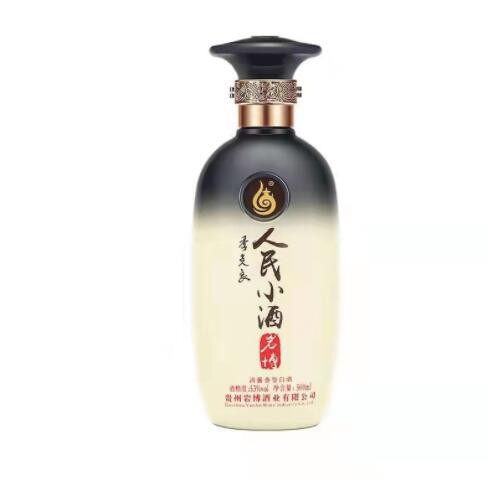直供批发岩博人民小酒酱香型白酒53度粮食酒500ML6瓶礼盒整箱装图3