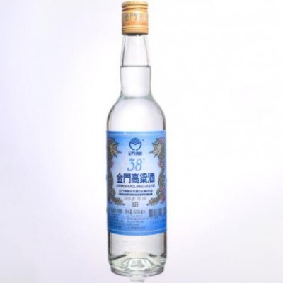 台湾金门高粱酒38度蓝金龙高粱酿造清香型白酒500m酒水批发