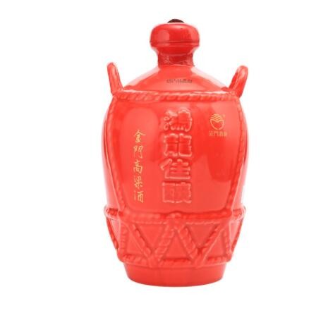 批发金门高粱酒鸿龙佳酿53度高粱酒1L装清香型台湾窖藏高粱酒图2