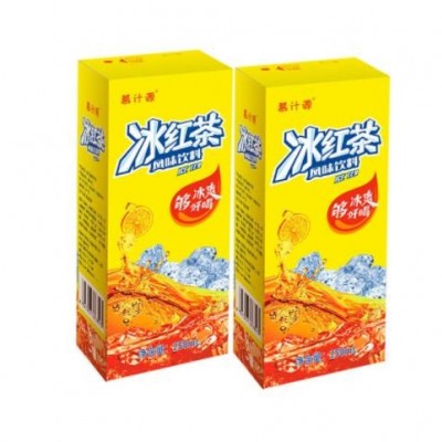 冰红茶风味饮料整箱批发 慕汁源厂家供应冰红茶风味饮料250ml*24