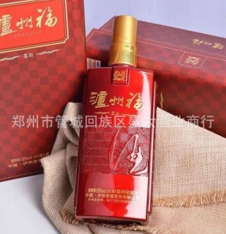 批发 泸州福柔和浓香白酒52°*500ml*6整箱喜宴过节送礼白酒酒图2