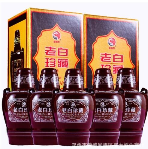 山西杏花村产地盛唐老白珍藏清香白酒53°*6*475ML/箱每瓶配酒杯图2