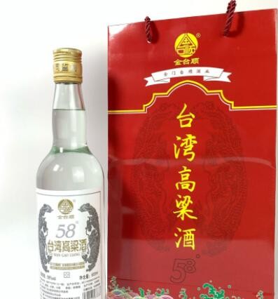 金门高粱酒58度 台湾高粱酒 浓香型600ml*6瓶装批发