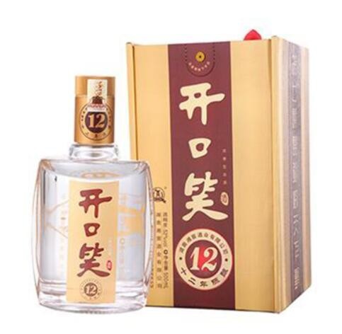 开口笑酒 十二年 52度 500ml 单瓶婚宴喜宴礼盒装 白酒 真品保证图3