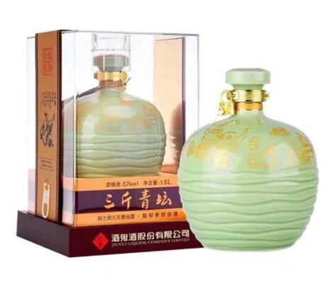 湖南酒鬼酒 52度 1.5L青坛 馥郁香型国产白酒 大坛礼盒装包邮图3