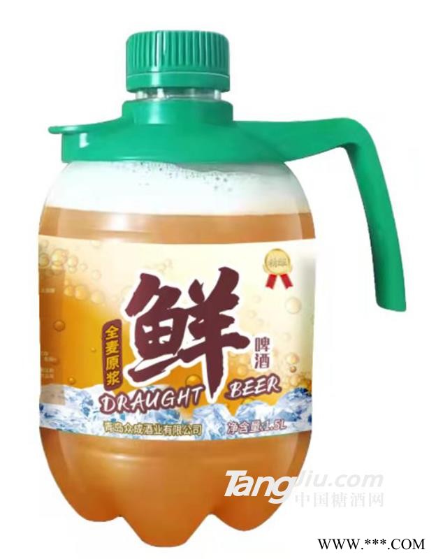 全麦原浆啤酒1.5L