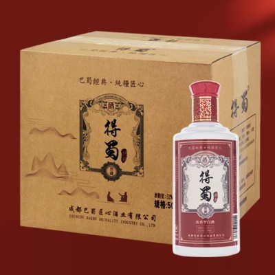 得蜀·鸿运 浓香型 500ml*6 52%vol