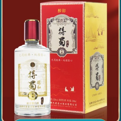 得蜀·醇和酒 浓香型 500ml  52%vol