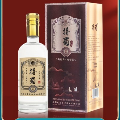 得蜀·柔和酒 浓香型 500ml  46%vol