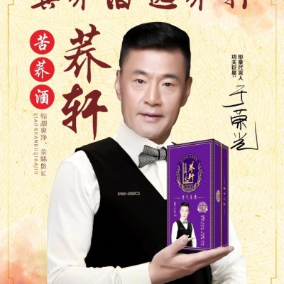 荞轩苦荞酒招代理紫荞礼盒装500mlx6