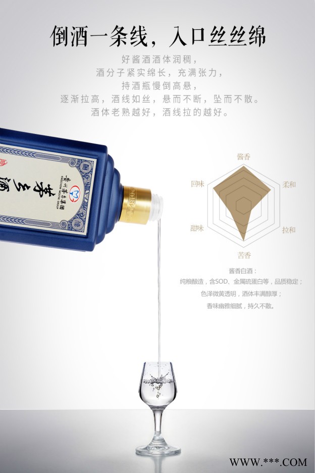 贵州茅乡酒 珍品 53度酱香型粮食白酒礼盒装 500ml蓝色图5