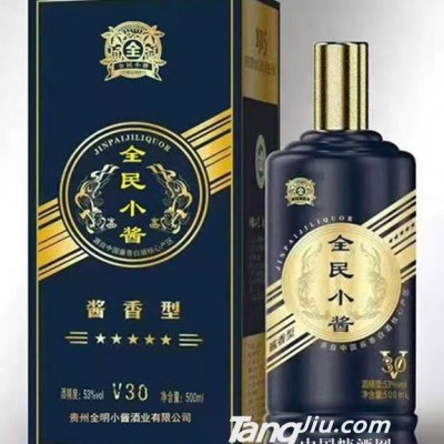 全民小酱V30酱香型53度500ml