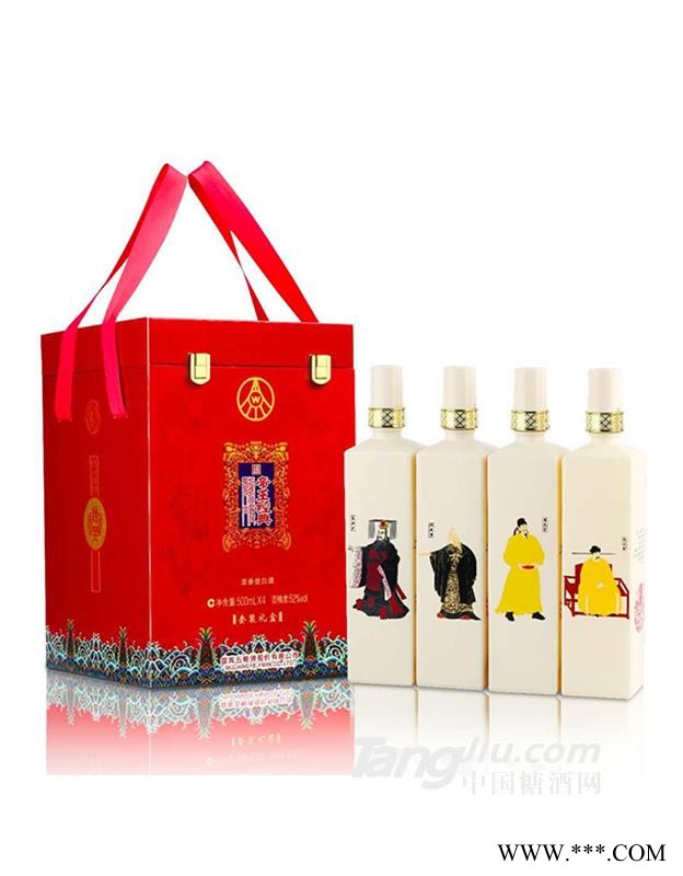 帝王经典酒52度500mlx4瓶图1